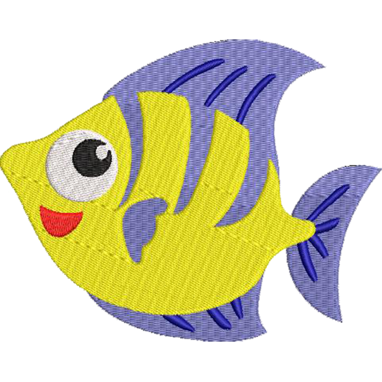 Fish Embroidery Design