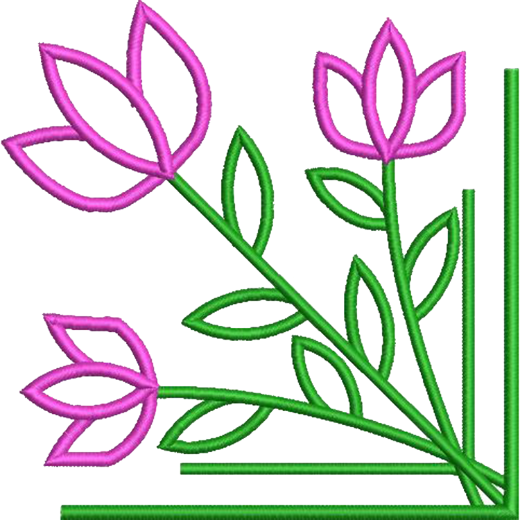 Flower Embroidery Design