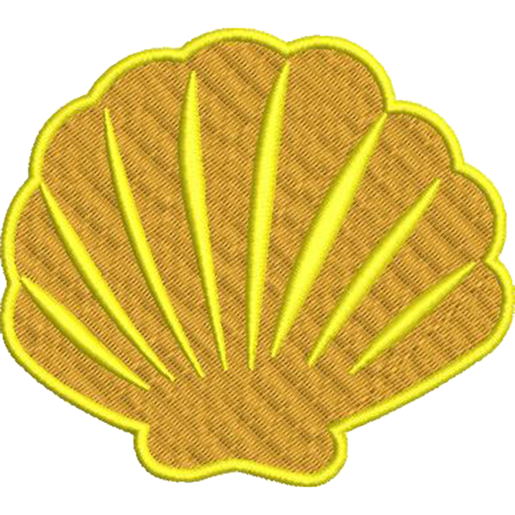 Shell Embroidery Design