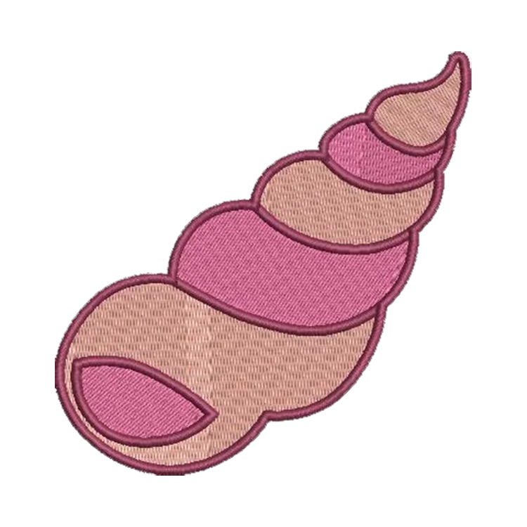 Sea Shell Embroidery Design