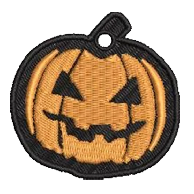 Halloween Keychain Embroidery